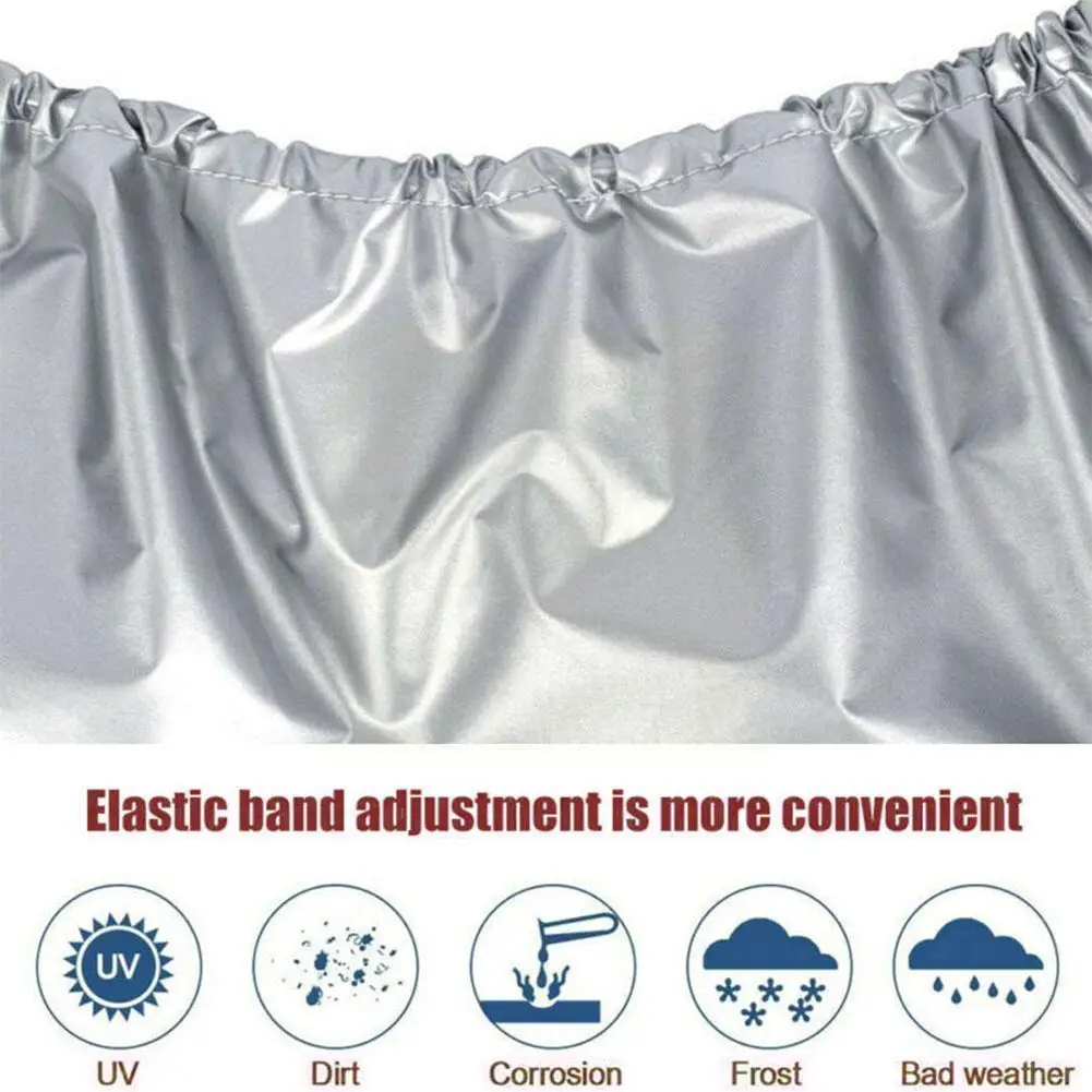 

4PCS Universal Auto Wheel Tire Cover Waterproof Dustproof for Camper Motorhome Truck Wheel Covers Sun Protector Aluminum Fi Q4V7