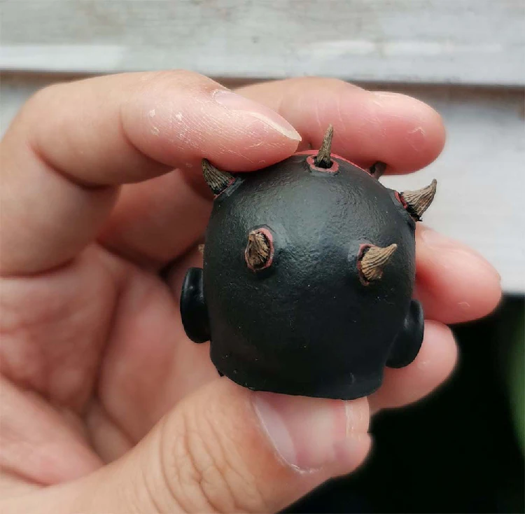 Нежная картина масштаб 1/6 лепка головы Дарта Maul подходит для фигуры 12