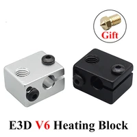 3d printer parts e3d v6 hotend heating accessories block for reprap makerbot extruder heated block kit 1