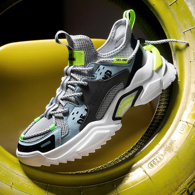 Большой размер Лидер продаж Стильные мужские кроссовки высокого качества