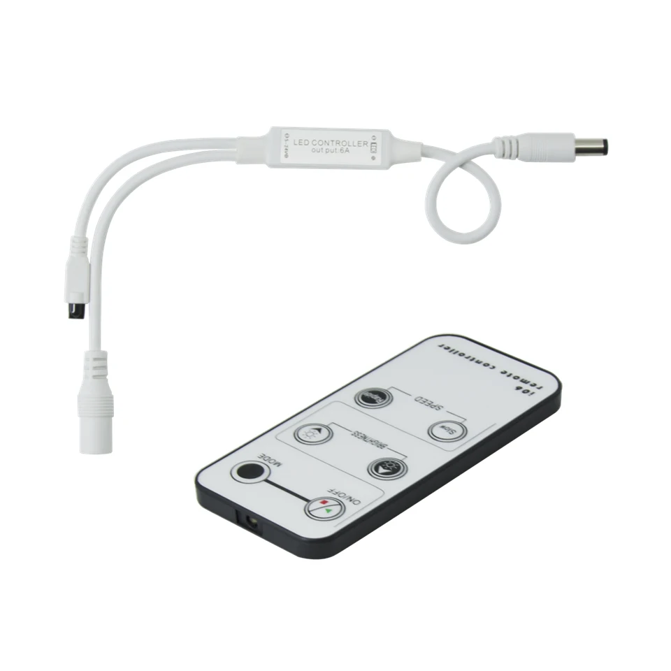 Мини пульт дистанционного управления диммер для одноцветной светодиодной