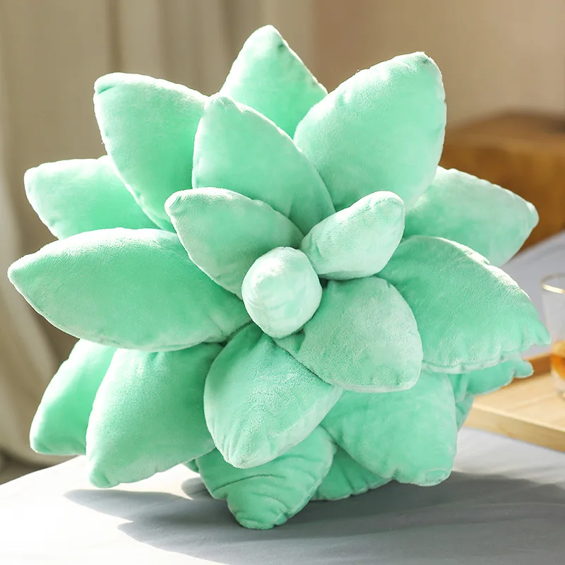 

New Artificial Succulent Pillow Plush Toys Flower Succulent Plush Plants Stuffed Toys Soft Pillows Birthday Gift For Kids Girls