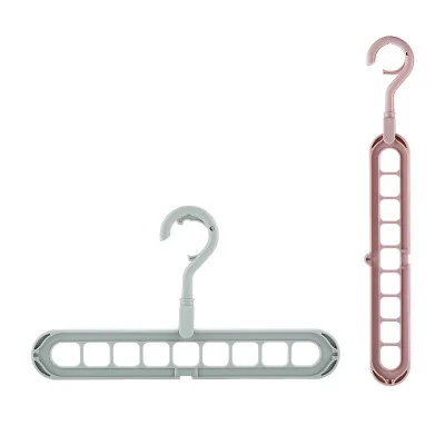 

Magic Multi-port Support Circle Clothes Hanger Clothes Drying Rack Multifunction Plastic Clothes Hangers Home Storage Hangers