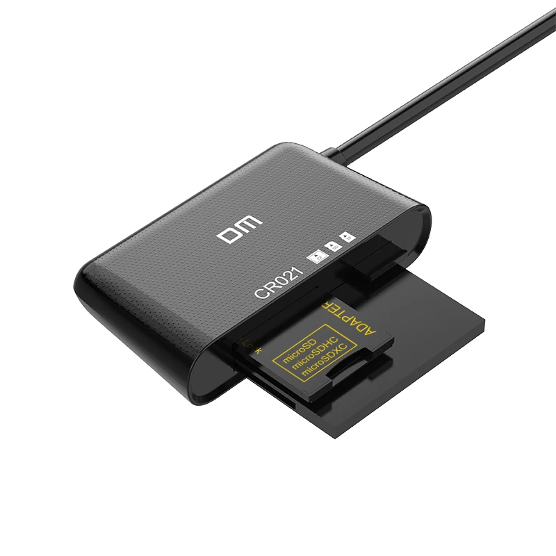 Устройство для чтения карт памяти SD/TF/CF 3 в 1 CR021 USB-интерфейс | Компьютеры и офис