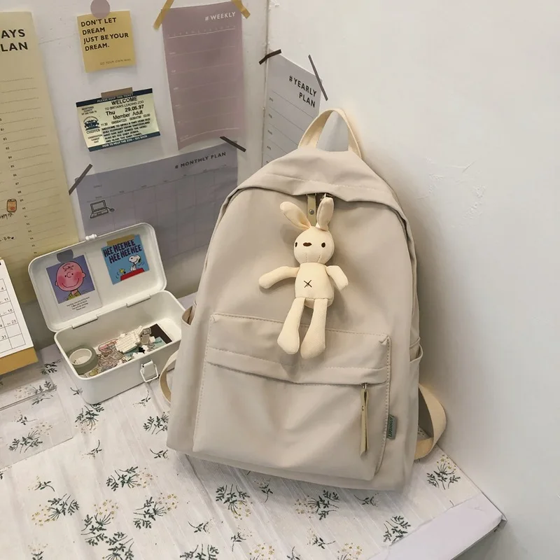 

Fashion Backpack Canvas Women Backpack Anti-theft Shoulder Bag New School Bag For Teenager Girls School Backapck Female