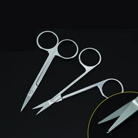 medical professional stainless steel stitch removal scissors 10cm with crescent mouth stitch removal scissors