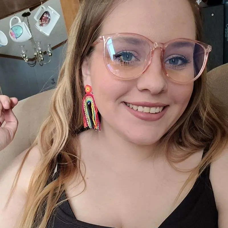 

Transparent Computer Glasses For Women Anti Blue Light Glasses For Men Round Eyewear Reading Eyeglasses Optical Lunettes Oculos