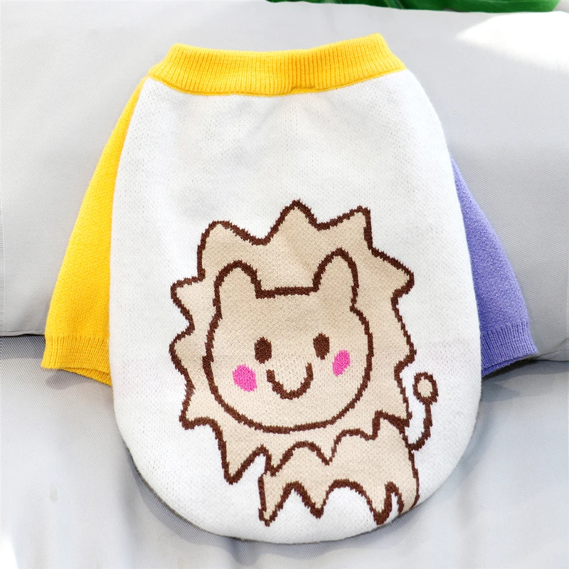 Свитер для собак Осень-зима свитер щенка теплый и плотный | Дом сад