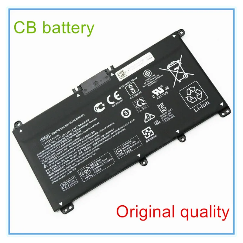 Bateria de Qualidade Original Embutida Série 15-da Ht03xl 11.1v 41.wh Tamanhos 14 Ce0025tu 14-ce0034tx