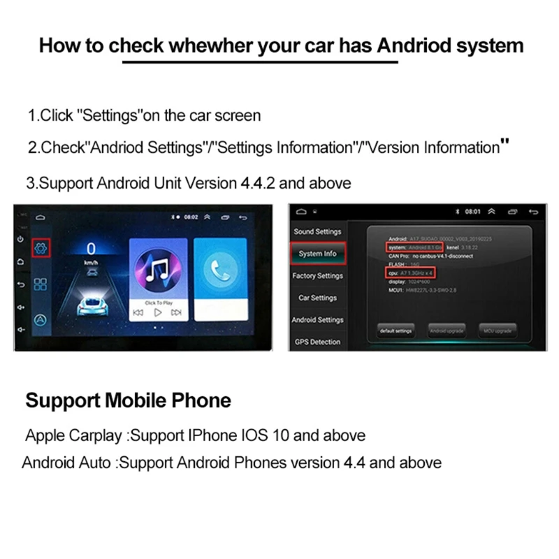 

Wireless Apple-Carplay Dongle-Android Auto Smart Link USB Adapter Fit for Navigation Media Player Mirrorlink-IOS 14