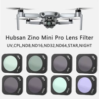 hd lens filter kit for hubsan zino mini pro uv cpl star night nd8 nd16 nd32 nd64 optical glass scratch proof drone accessories