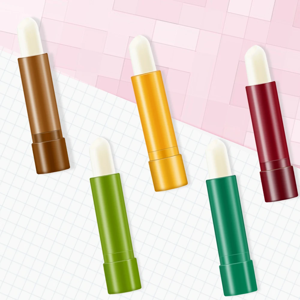 

Aichun Lip Balm Fruit Series Color-changing Lip Care Moisturizing and Hydrating Anti-drying Lipsticks Strawberry Aloe Vera 4ml