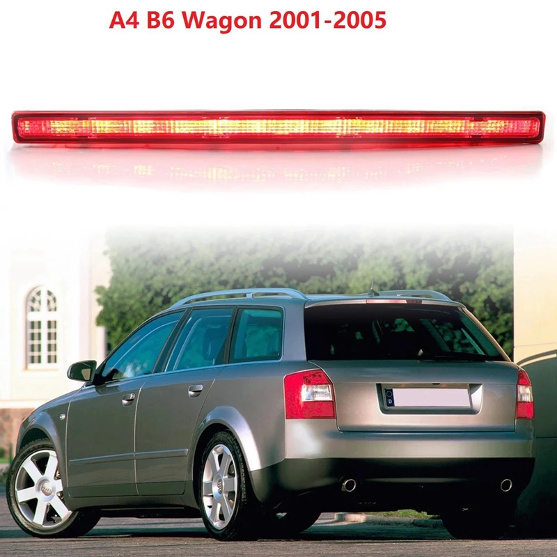 

Красная линза, полный светодиодный ОД, задний Высокий рычаг, третий стоп-светильник, лампа для A4 B6 Wagon 2001-2005 8E9945097