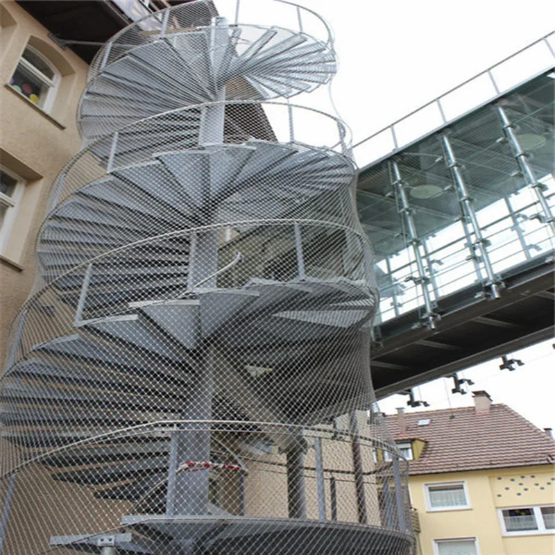 Сетка из нержавеющей стали для лестницы|Ограждение шпалеры и ворота| |