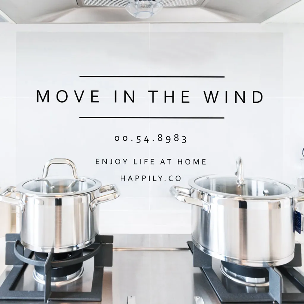 Самоклеящаяся настенная бумага для кухни и ванной водонепроницаемые наклейки из