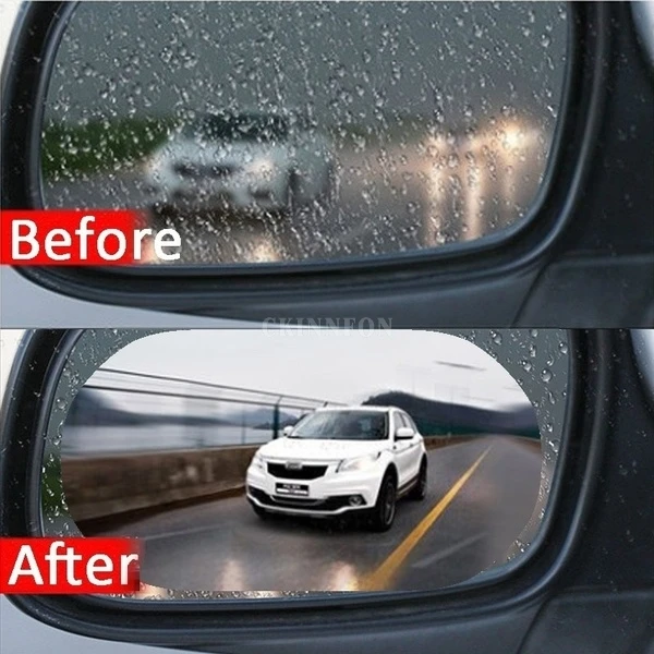 

400Pair/Lot Rainproof Car Rearview Mirror Film Sticker Anti-fog Protective Film Rain Shield Replacement stickers