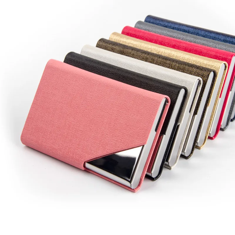 

1 шт. креативный чехол для визиток из нержавеющей стали держатель для карт металлическая коробка крышка Кредитная карта мужской бизнес держ...