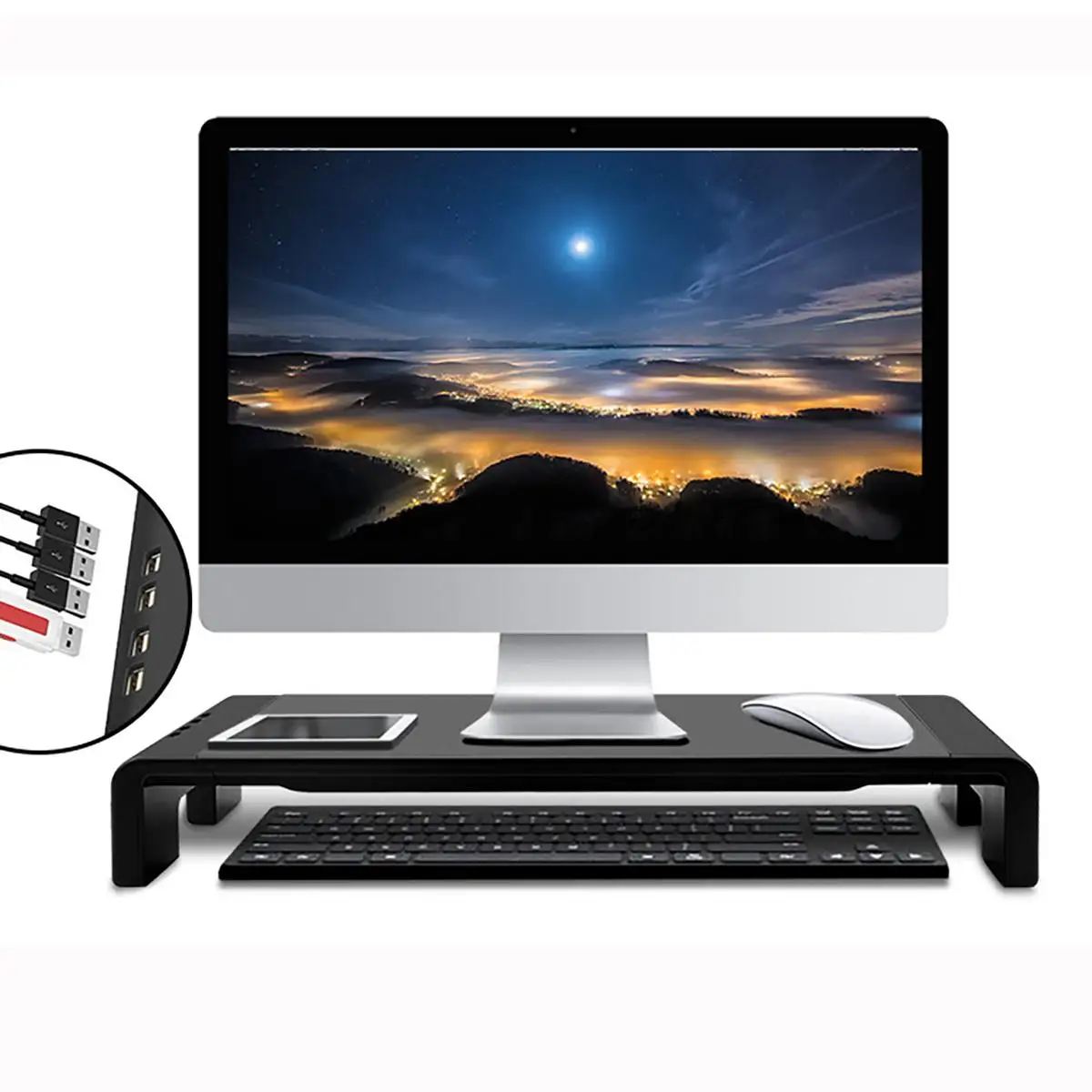 smart 4 usb 20 порты монитор подставка