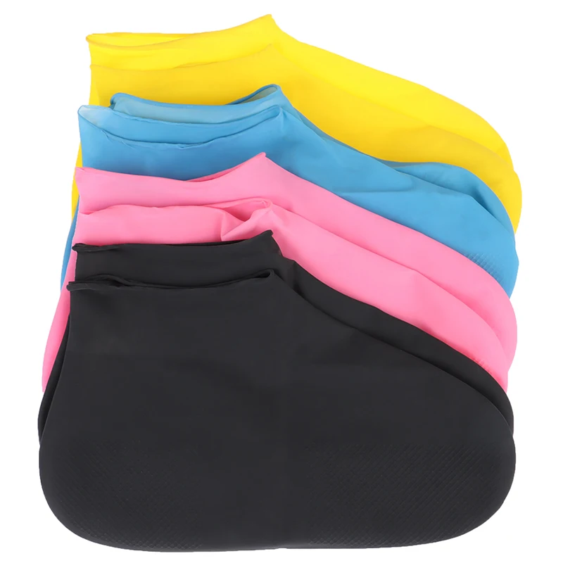 Многоразовые латексные водонепроницаемые бахилы Anit slip Резиновые сапоги для