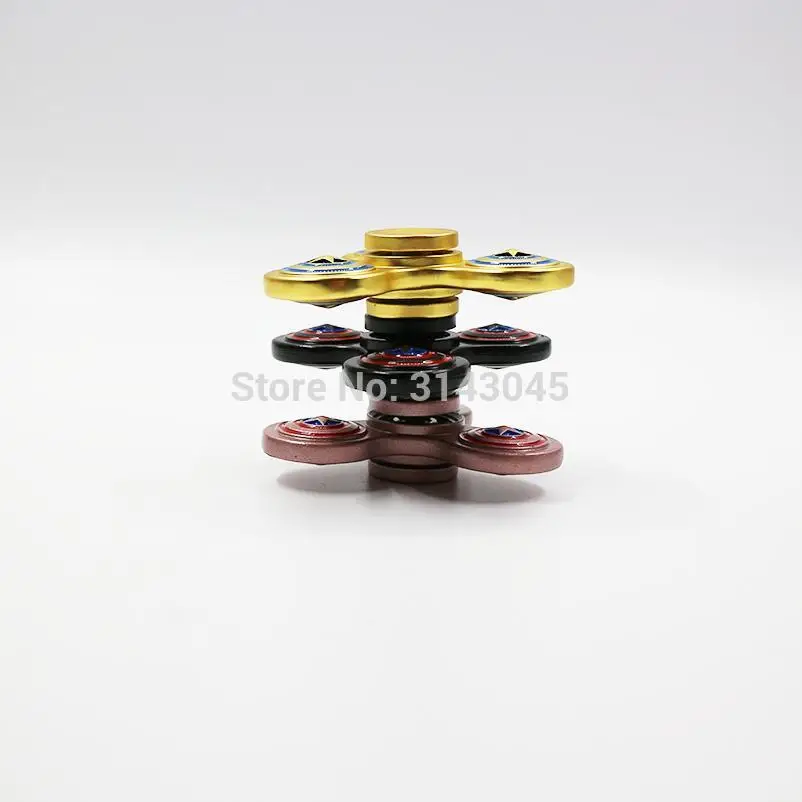 Сплав ручной Спиннер игрушка Игрушка фокус Tri для пальца гироскоп Torq детская