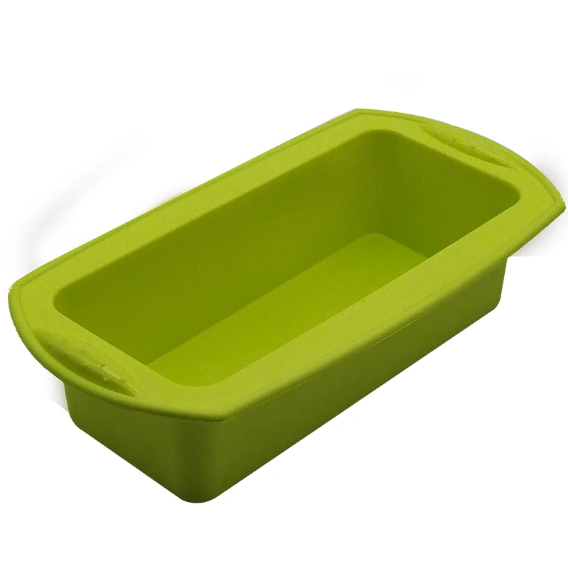Green Прямоугольная силиконовая форма для торта кухонные инструменты для выпечки DIY кухонные принадлежности для изготовления торта пасхальные Семейные гаджеты для вечеринки аксессуары - Цвет: Green