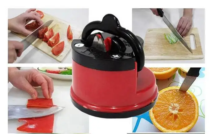 Дропшиппинг горячая Распродажа сталь Ножи точилка для ножей с присоской Ножницы