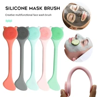 soft silicone facial cleansing brushes exfoliating pore cleaner skin care massager beauty tools