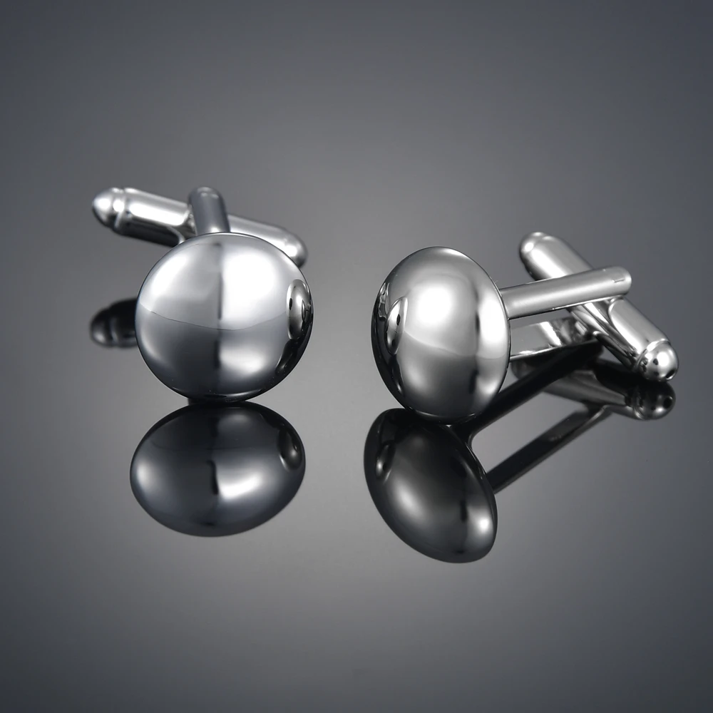 Высококачественные запонки круглые мужские модные французские шпильки Модная