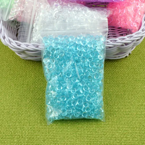 Light blue 20g 20 г DIY пушистый слизи глина антистрессовая игрушка креативная Рыбная чаша бусины пластиковая акриловая ваза аквариум наполнитель игрушки, поделки вечерние поставки - Цвет: Light blue 20g