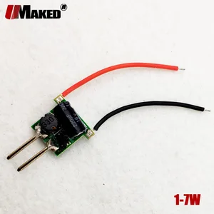 100 шт., СВЕТОДИОДНЫЙ Драйвер AC12 В24 В, 300 мА, 600 мА, 3x1 Вт, 3x2 Вт, 3x3 Вт, 4-7 Вт, внутренняя печатная плата, светодиодный источник питания, трансформатор светильник почек