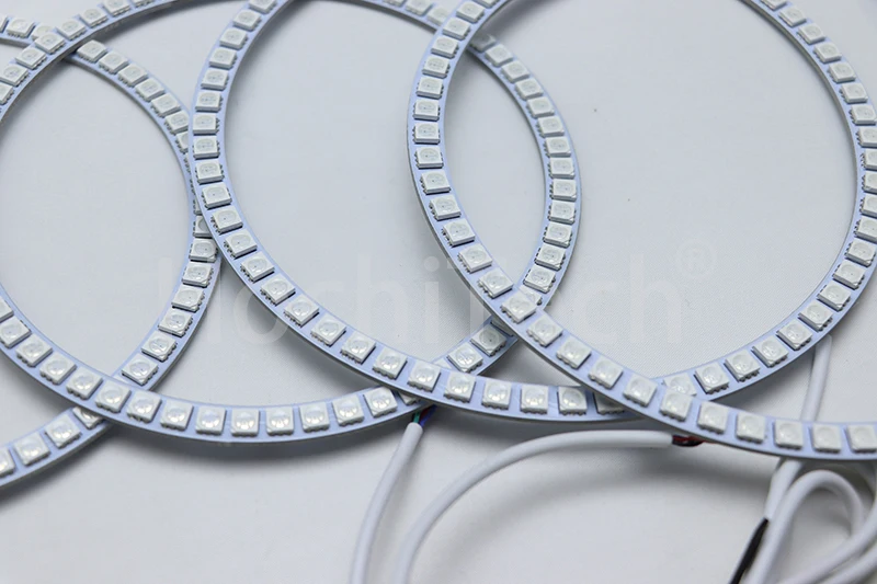 Ультра яркий 5050 SMD многоцветный RGB светодиодный набор ангельских глаз с пультом дистанционного управления для Chrysler 300C 2004 2005 2007 2008 2009 2010