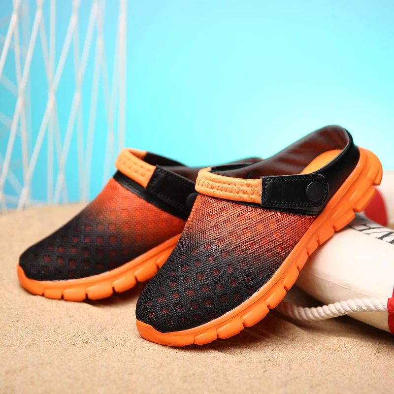 

2021 Summer Men Sandals Breathable Lightweight Casual Shoes Men Comfortable Swimming Water Shoes Zapatos Hombre