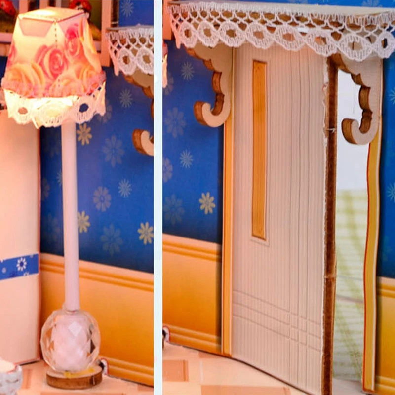 

Doll House Furniture Diy Miniature 3D Wooden Miniaturas Dollhouse Toys for Children Gifts 1:24 Scale Creative Room