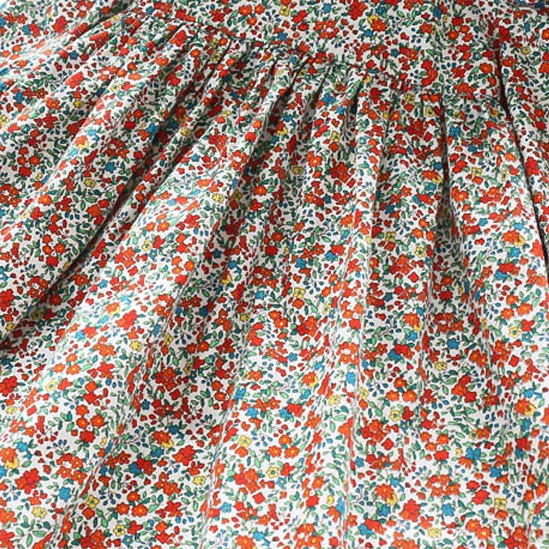 

Girls Floral Dress NEW Baby Girls Dress Party College Style Lapel Princess Dress Fashion Kids Children Clothing