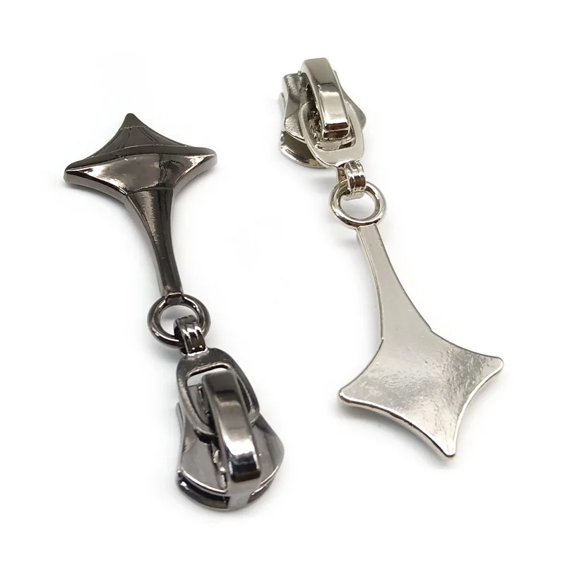 

20pcs/lot, 5# Zipper Sliders with Unique Meteor Dart Shape Zipper Pull, Fashion DIY Sewing Accessories