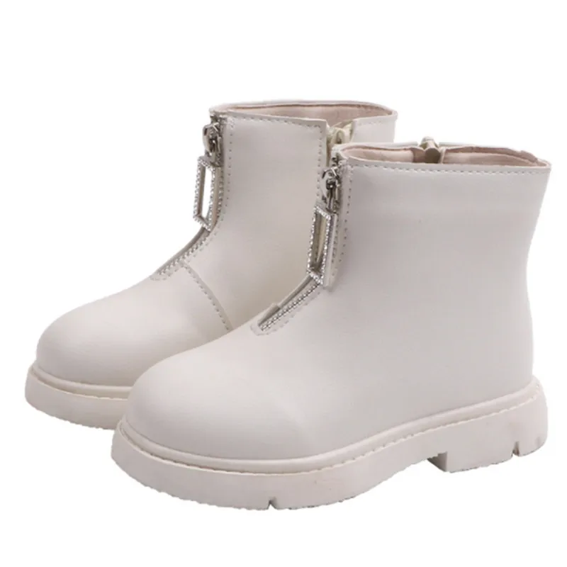 Модные детские ботинки для девочек Сезон осень зима Детские Ботинки Martin из