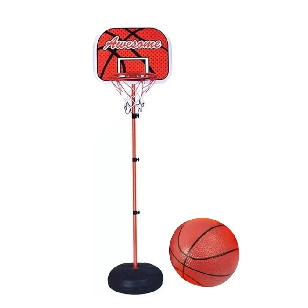 

120CM Basketball Stands Height Adjustable Kids Basketball Goal Hoop Toy Set Basketball for Boys Training Practice Accessories