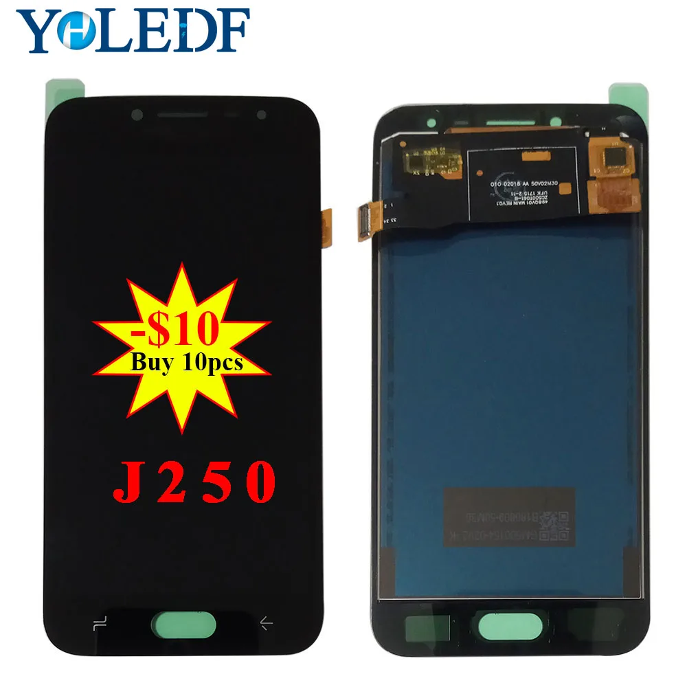 ЖК дисплей с сенсорным экраном и дигитайзером в сборе для Samsung Galaxy J2 pro 2018 J250 J250F