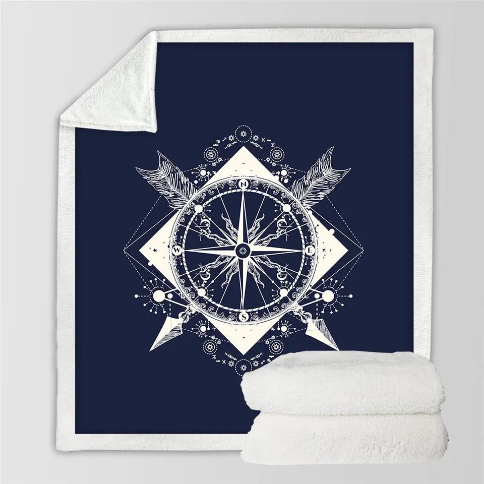 

БeddingOutlet Флисовое одеяло карта мира