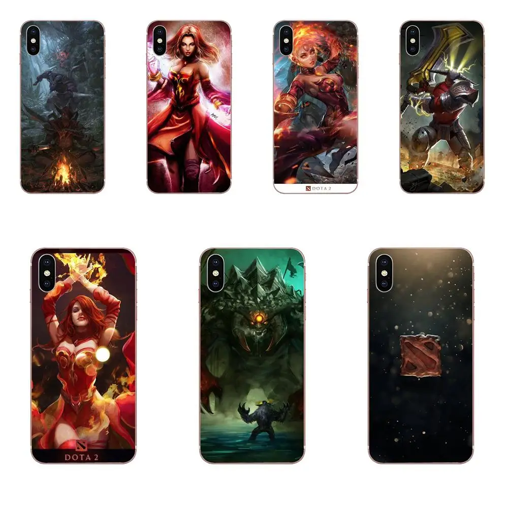 ТПУ новый стиль панда Tp Io Cw Gs Doom Dota 2 для Samsung Galaxy Note 5 8 9 S3 S4 S5 S6 S7 S8 S9 S10 5G mini Edge Plus