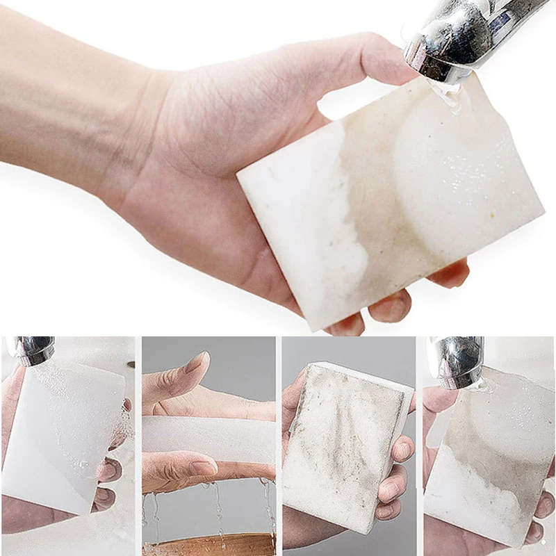 

10 шт., меламиновые губки для мытья посуды