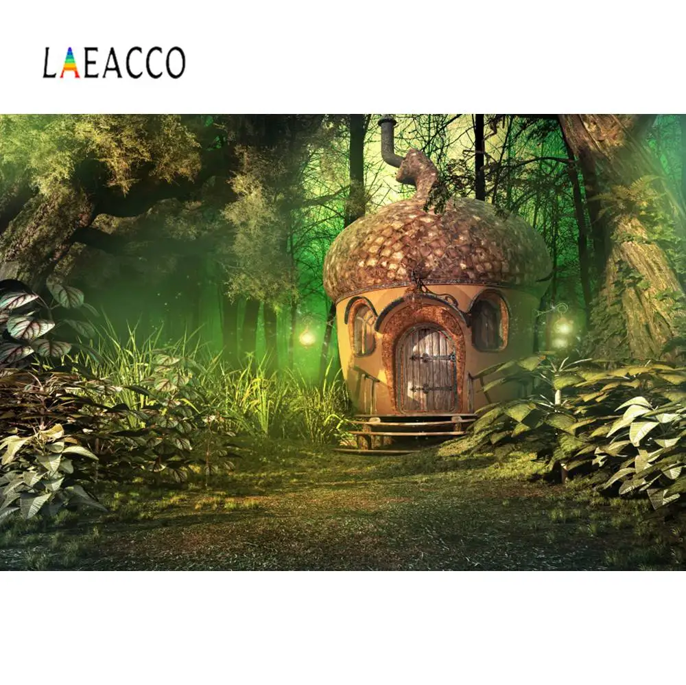 Laeacco сказочная Волшебная книга лес окно дерево для детской вечевечерние