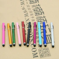 2 in 1 colorful capacitive touch screen stylus ball point pen for iphone ipad samsung xiaomi huawei lenovo tablet smart phone