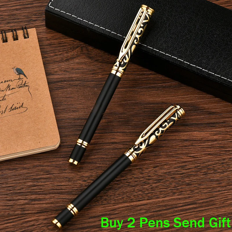 

New Arrival Full Metal Luxury Roller Ballpoint Pen Office Business Men Signature Writing Pen Buy 2 Send Gift