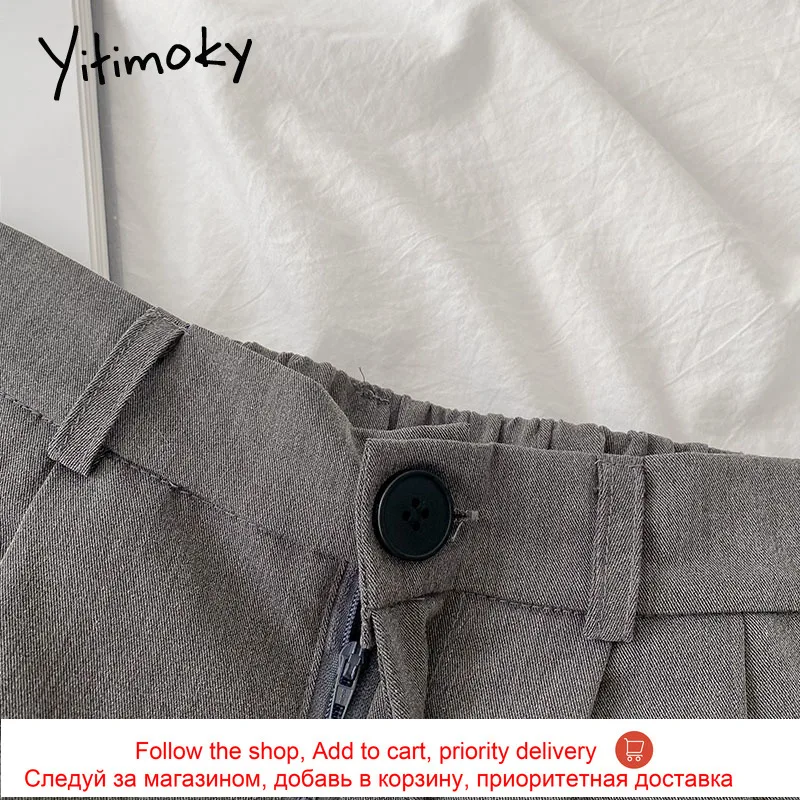 

Yitimoky Womens High Waisted Shorts Loose Elastic Waist Wide Leg Pants Solid Plus Size Casual Fashion Summer 2021 New Korean