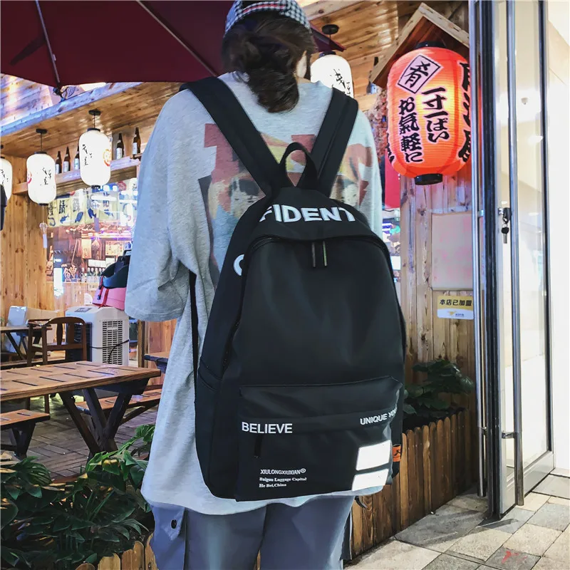 2020 Women School Backpack Student School Bags for Teenage Girls boy Satchel Bookbag Teen High Schoolbag Bagpack men