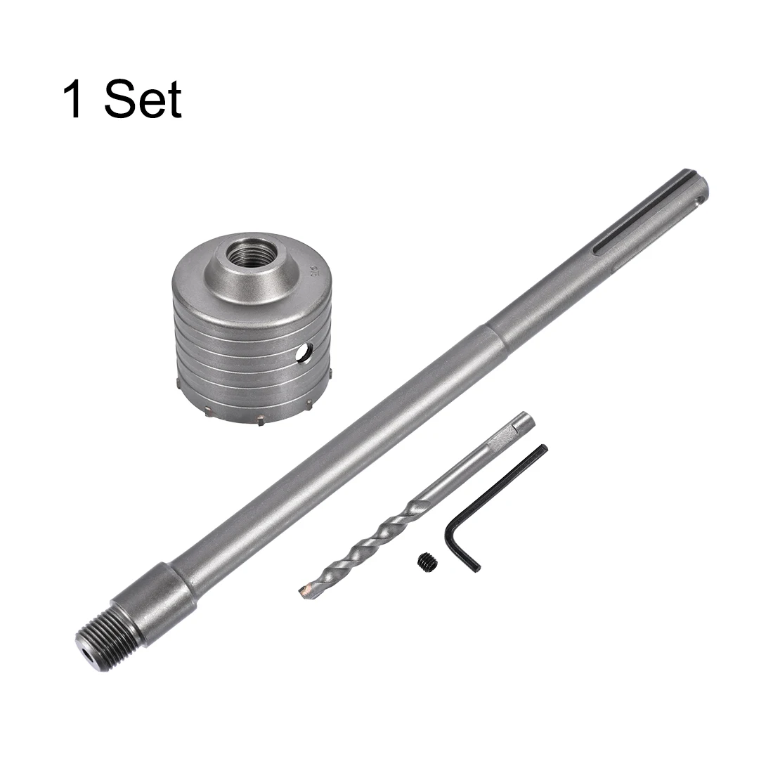 

uxcell 75mm Wall Drill Bit Hole Saw Cutter 330mm Drilling Depth for SDS X5 Impact Drill