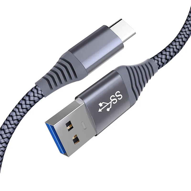 1 8 м Тип USB C к 3 0 синхронизации данных Быстрая зарядка кабель для Samsung S10 note10/Huawei mate20