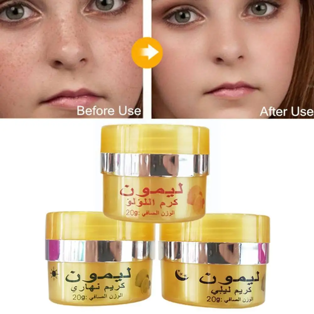 

Lemon Morning And Night Cream Fades Melanin, Improves Complexion, Dull Hydrates Cream And Moisturizes Anti-aging Deeply B6S6