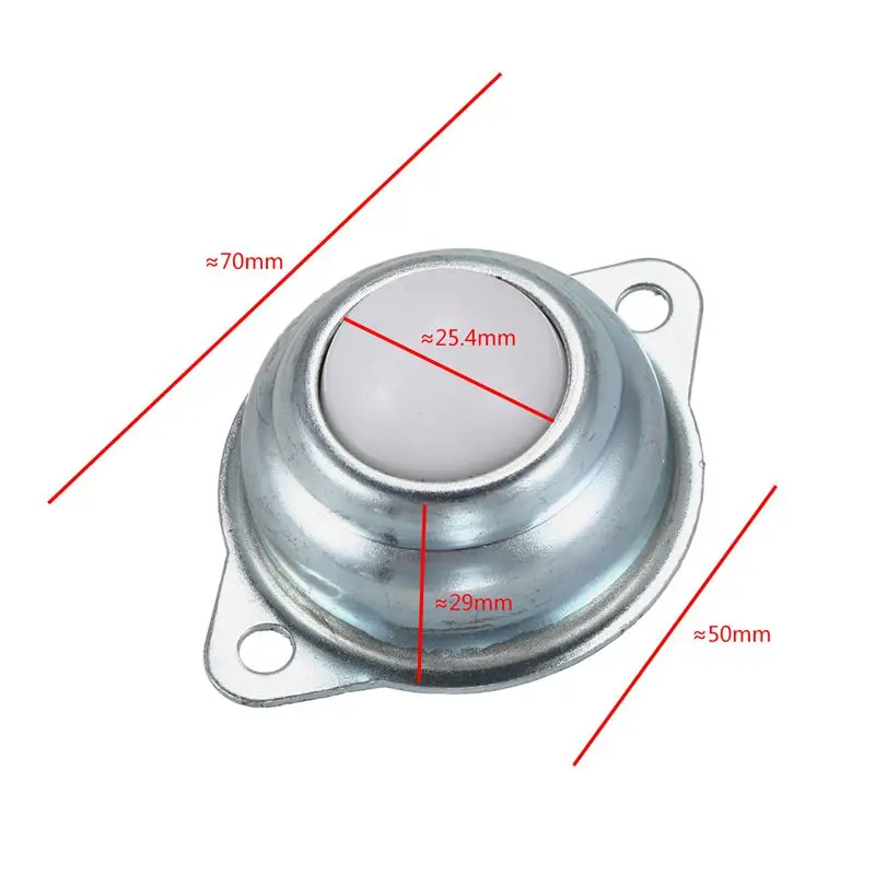 10pcs CY-25A 1-inch Nylon Roller Ball Transfer Bearing Unit Flange Conveyor | Обустройство дома